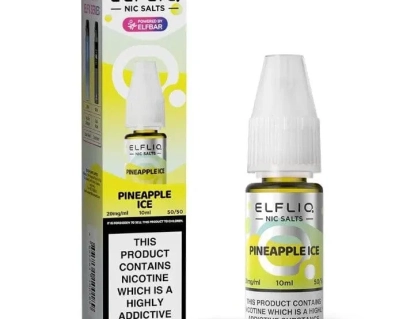 ElfLiq Nic Salt 10ml - Liquido per sigaretta elettronica Pineapple Ice Elf Bar