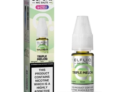 ElfLiq Nic Salt 10ml - Liquido per sigaretta elettronica Triple Melon Elf Bar