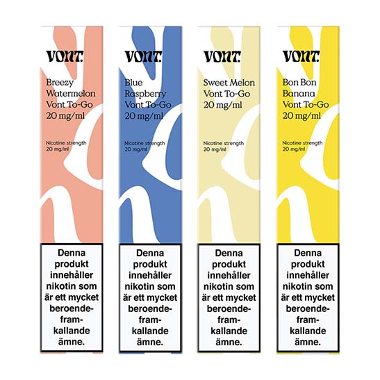 Vont To-Go engångsvape 800 bloss 20mg