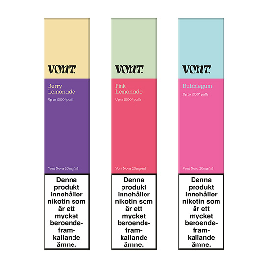 Vont Nova engångsvape 1000 bloss
