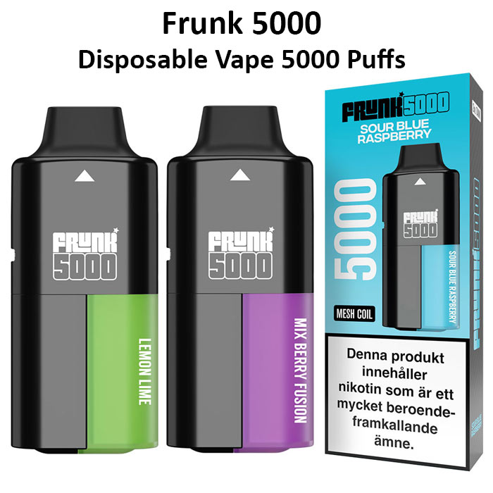 Frunk 5000 Disposable Vape 14mg 5000 Puffs
